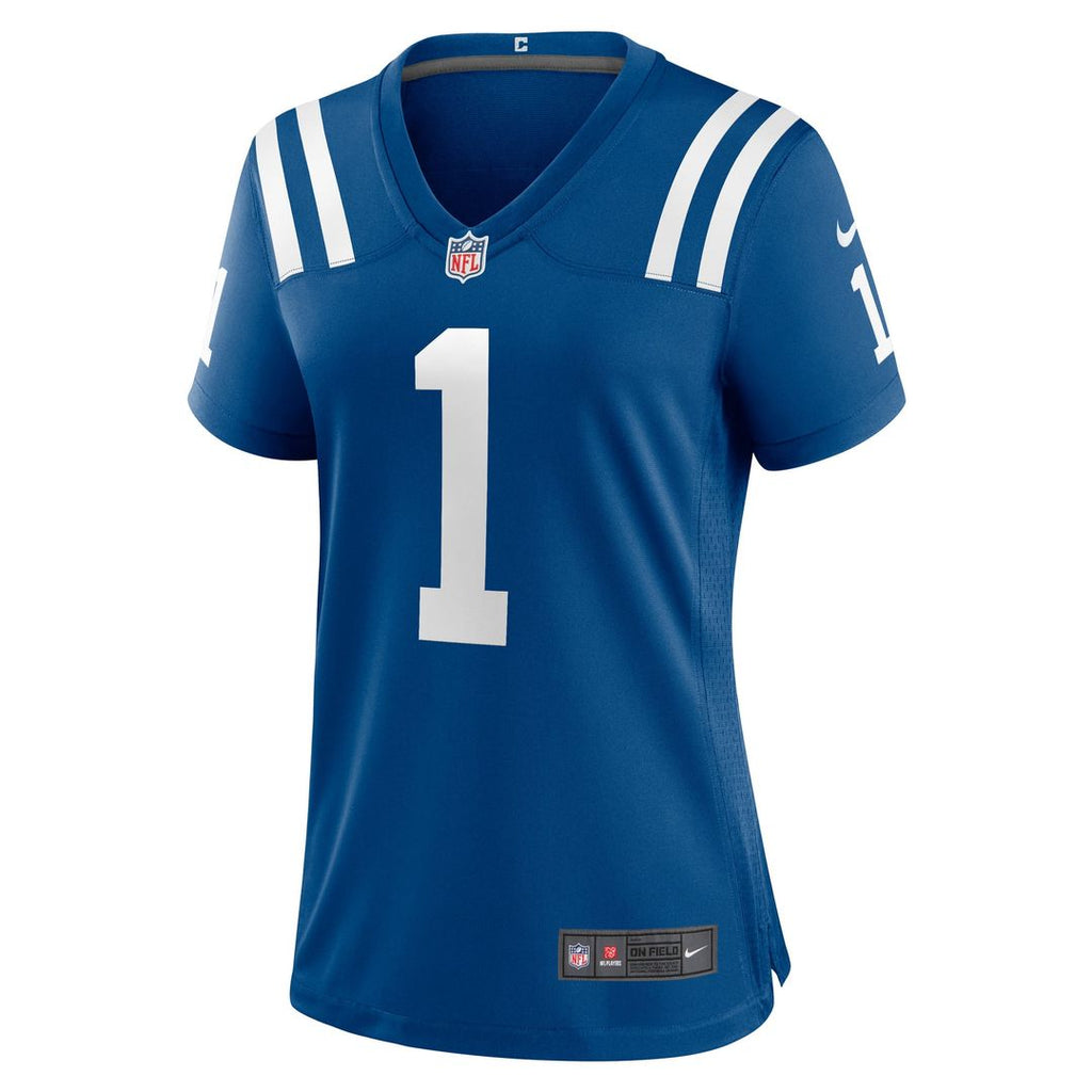 Women's Nike Indianapolis Colts Number 1 Bride Royal Game NFL Jersey