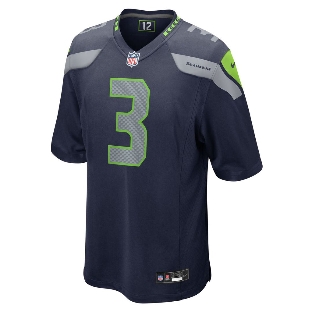 Men's Nike Seattle Seahawks Nick Emmanwori College Navy Team Game NFL Jersey
