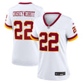 Women's Nike Washington Commanders Jacory Croskey-Merritt White Game Super Bowl Era NFL Jersey