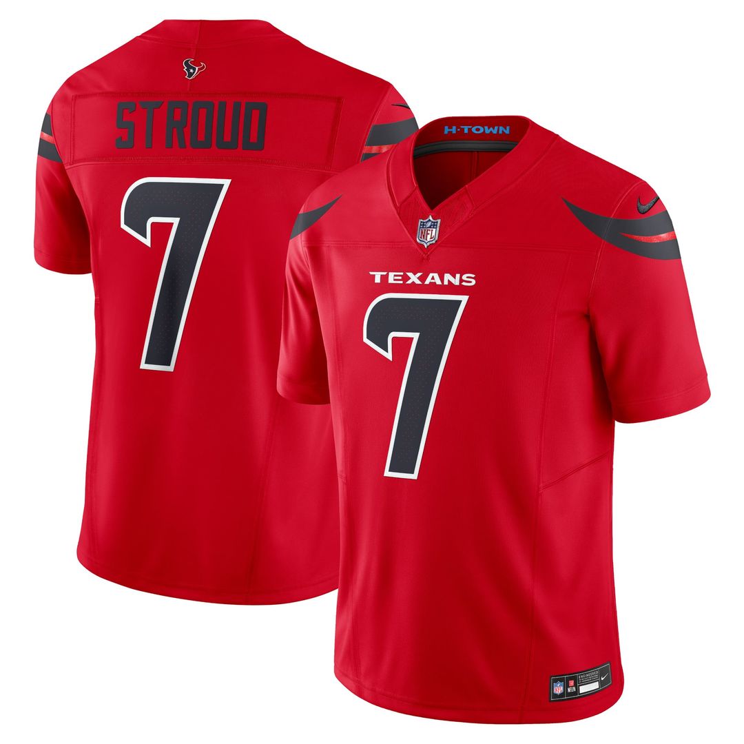 Men's Nike Houston Texans C.J. Stroud White Vapor F.U.S.E. Limited NFL Jersey