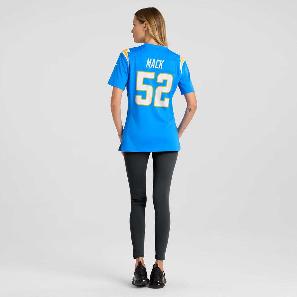 Women's Nike Los Angeles Chargers Khalil Mack Powder Blue Player NFL Jersey