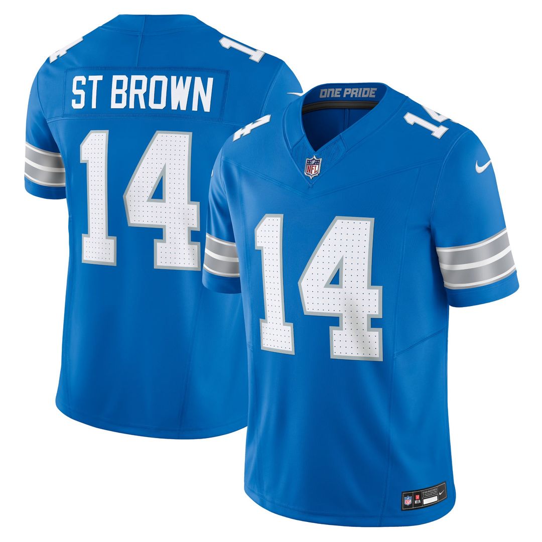 Men's Nike Detroit Lions Amon-Ra St. Brown Black 2nd Alternate Vapor F.U.S.E. Limited NFL Jersey
