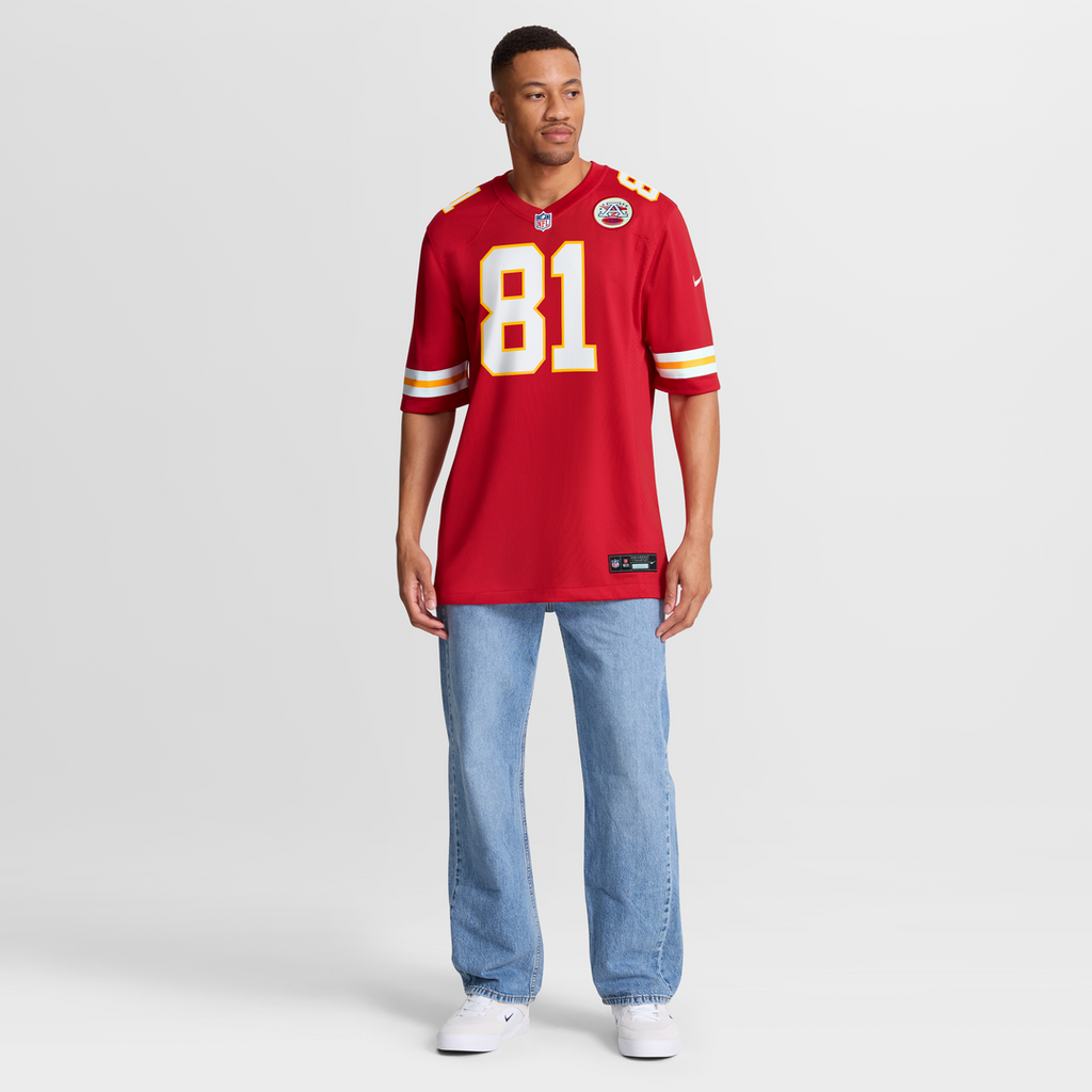 Men's Nike Kansas City Chiefs Blake Bell Red Game Player NFL Jersey