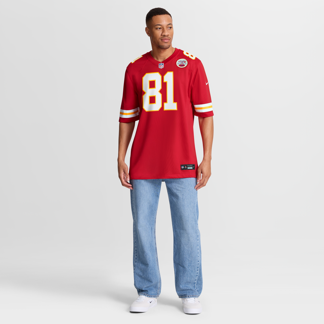 Men's Nike Kansas City Chiefs Blake Bell Red Game Player NFL Jersey