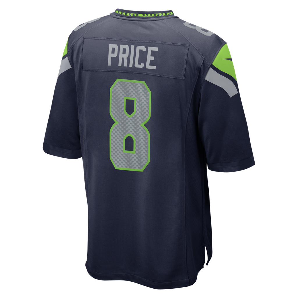 Men's Nike Seattle Seahawks Jadarian Price College Navy 2026 NFL Draft First Round Pick No. 32 Team Game NFL Jersey