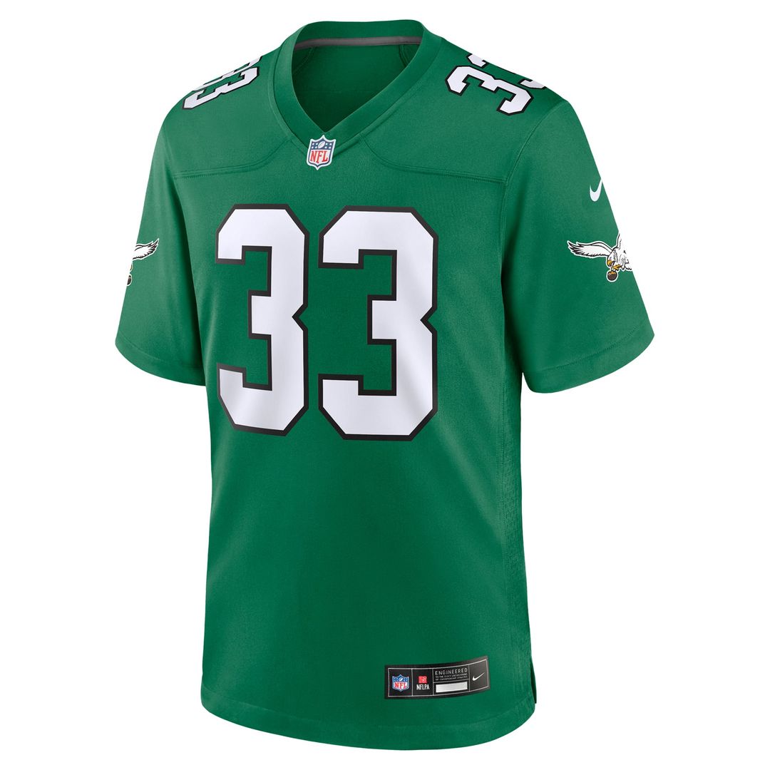 Men's Nike Philadelphia Eagles Cooper DeJean Midnight Green Team Game NFL Jersey