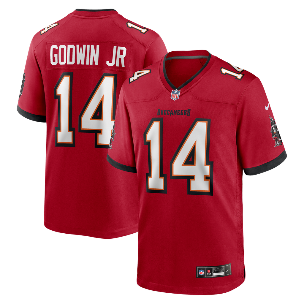 Men's Nike Tampa Bay Buccaneers Chris Godwin Jr. White Game Player NFL Jersey