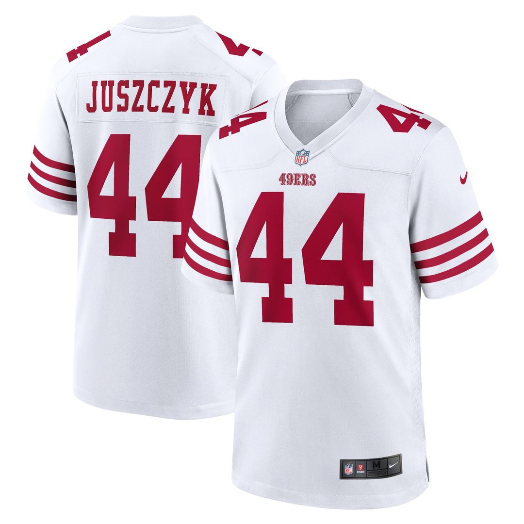 Men's Nike San Francisco 49ers Kyle Juszczyk White Player Game NFL Jersey