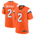 Men's Nike Denver Broncos Patrick Surtain II Orange Team Game NFL Jersey
