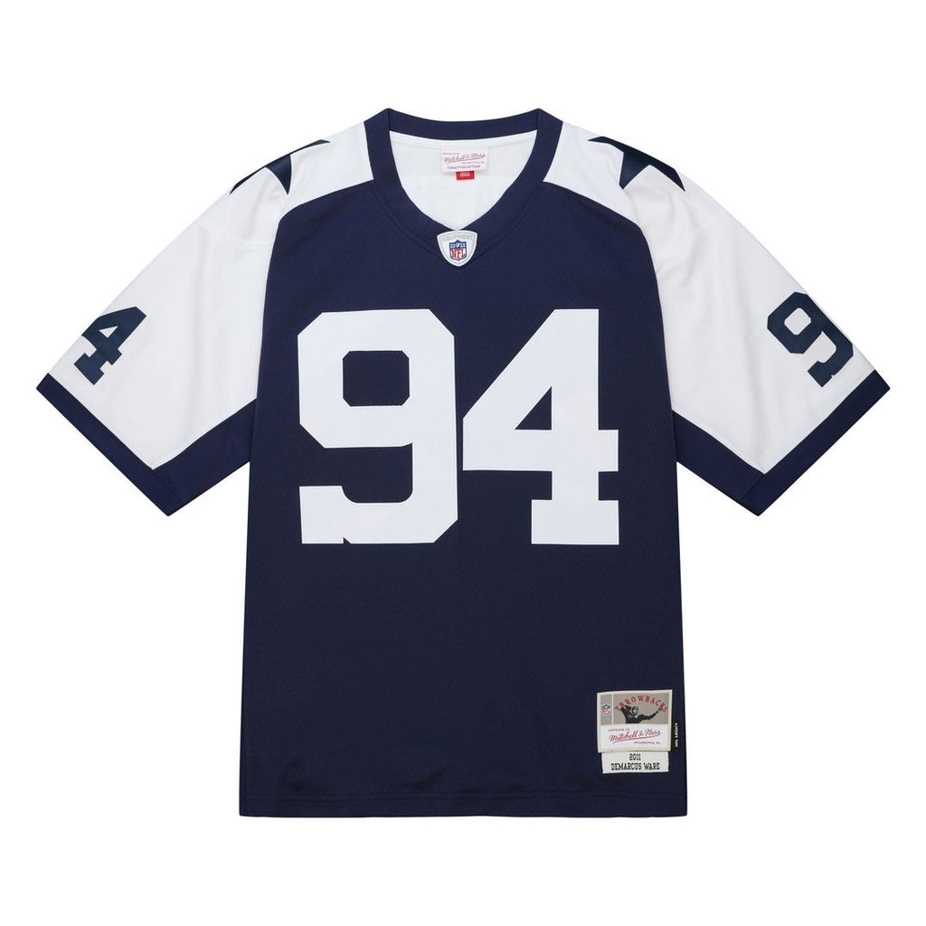Men's Mitchell & Ness Dallas Cowboys DeMarcus Ware Navy 2011 Alternate Legacy Replica NFL Jersey