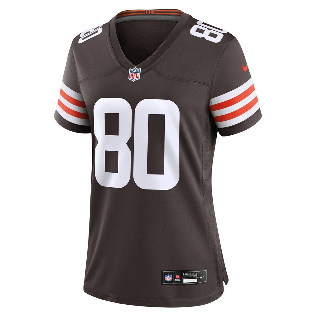 Women's Nike Cleveland Browns Jamari Thrash Brown Game NFL Jersey