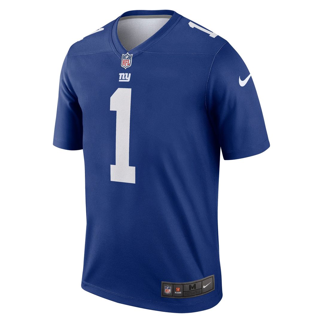Men's Nike New York Giants Malik Nabers Red Legend Player NFL Performance Top
