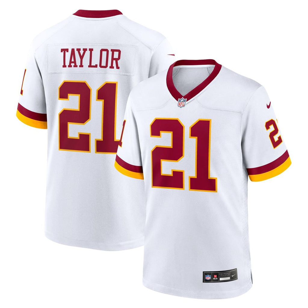 Men's Nike Washington Commanders Sean Taylor White Game Super Bowl Era NFL Jersey
