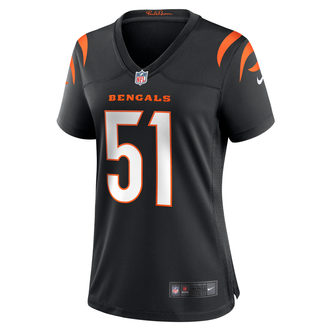 Women's Nike Cincinnati Bengals Isaiah Foskey Black Team Game NFL Jersey