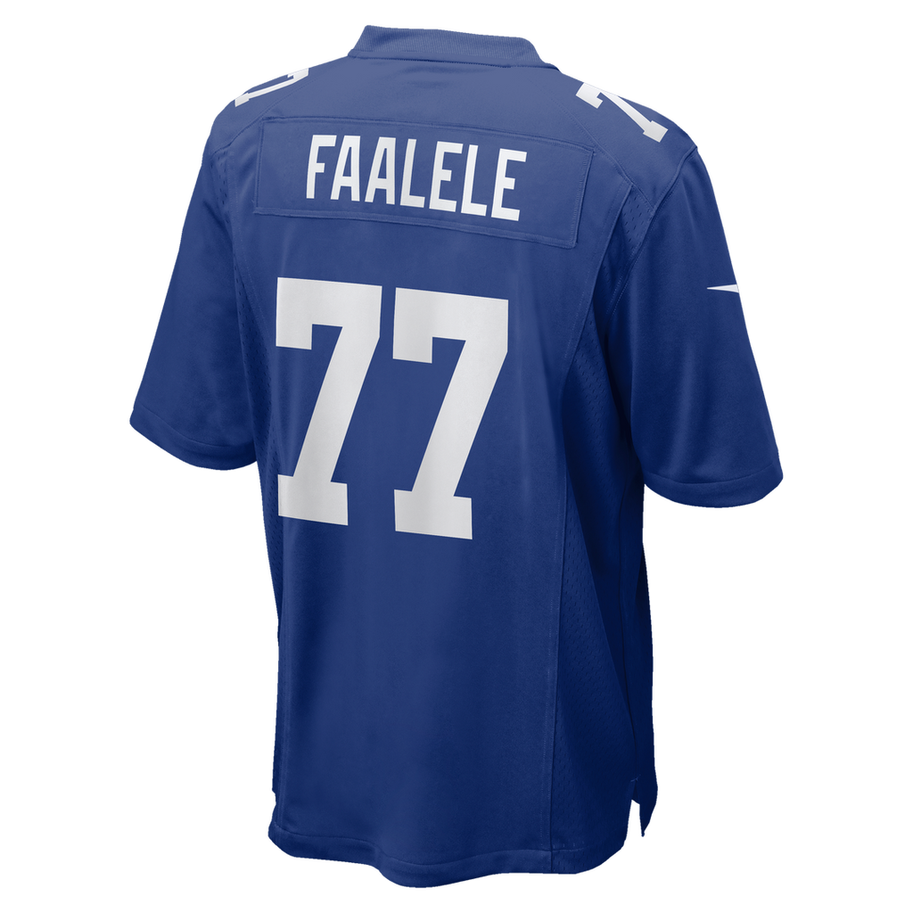 Men's Nike New York Giants Daniel Faalele Royal Team Game NFL Jersey