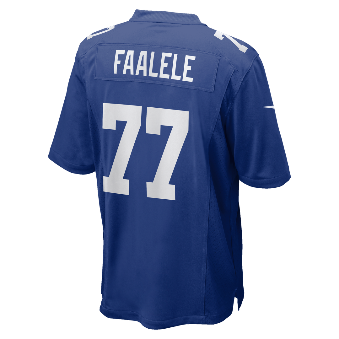 Men's Nike New York Giants Daniel Faalele Royal Team Game NFL Jersey