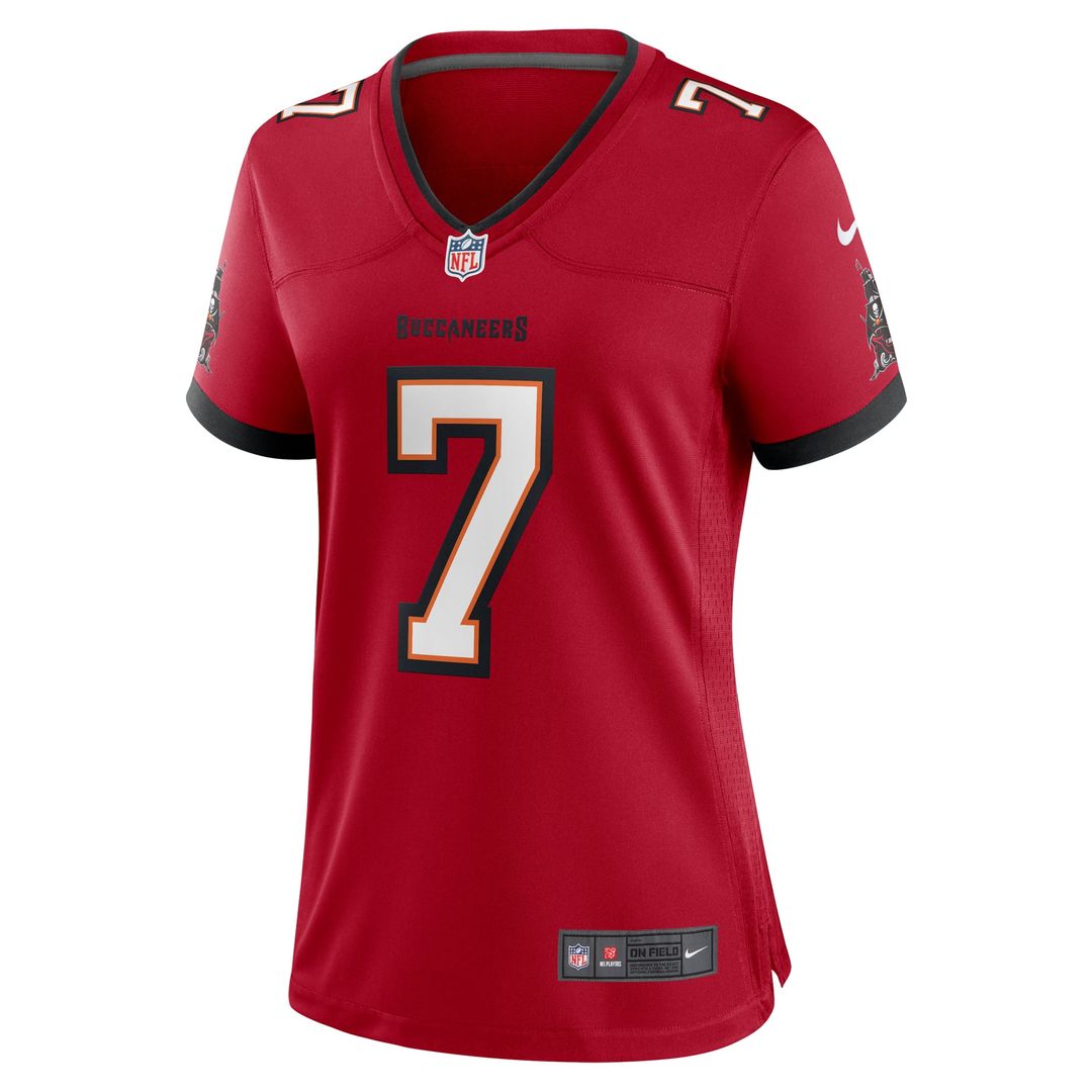 Women's Nike Tampa Bay Buccaneers Bucky Irving Pewter Alternate Game NFL Jersey