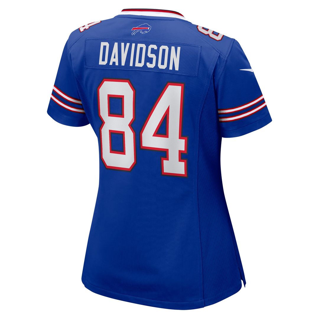 Women's Nike Buffalo Bills Zach Davidson Royal Game Player NFL Jersey