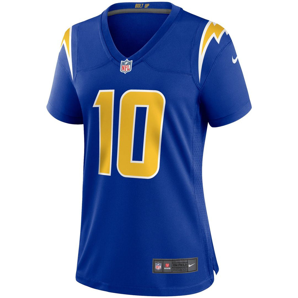 Women's Nike Los Angeles Chargers Justin Herbert Royal Game NFL Jersey