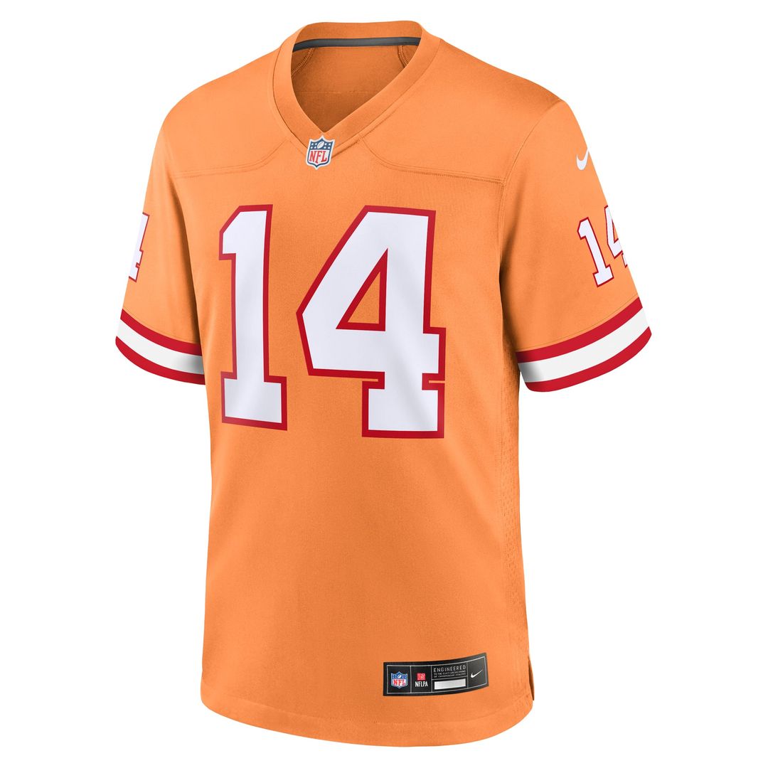 Men's Nike Tampa Bay Buccaneers Chris Godwin Orange Throwback Game NFL Jersey