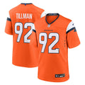 Men's Nike Denver Broncos Dondrea Tillman Orange Team Game NFL Jersey