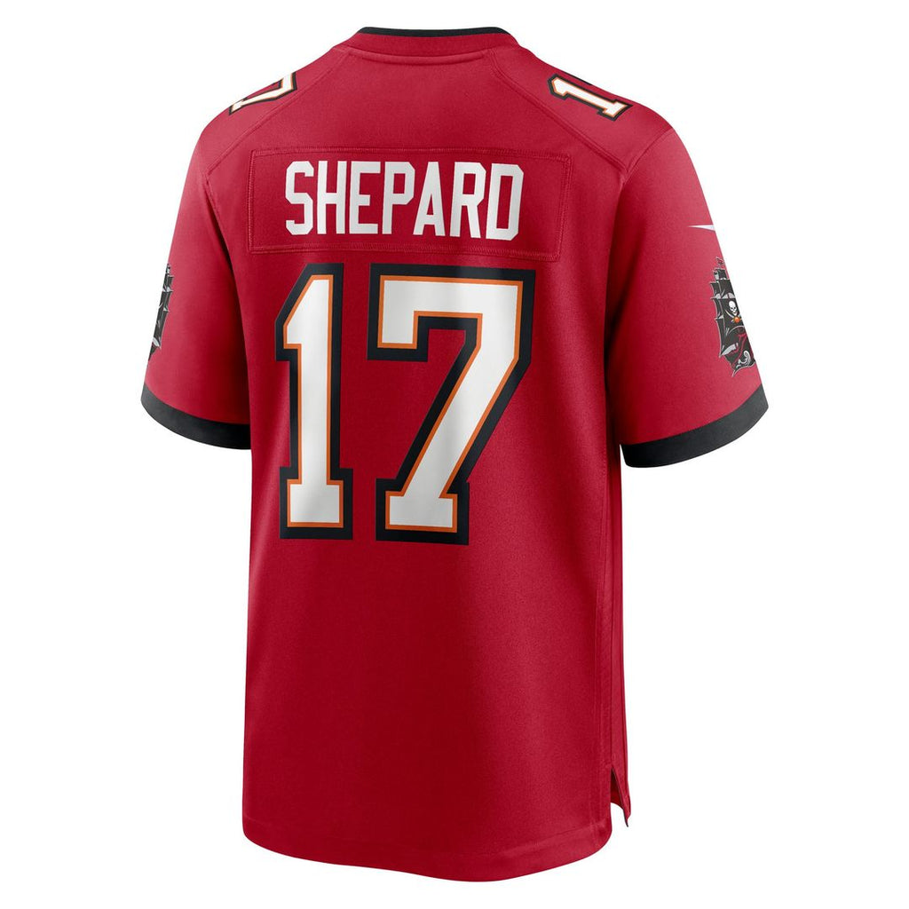 Men's Nike Tampa Bay Buccaneers Sterling Shepard Red Team Game NFL Jersey