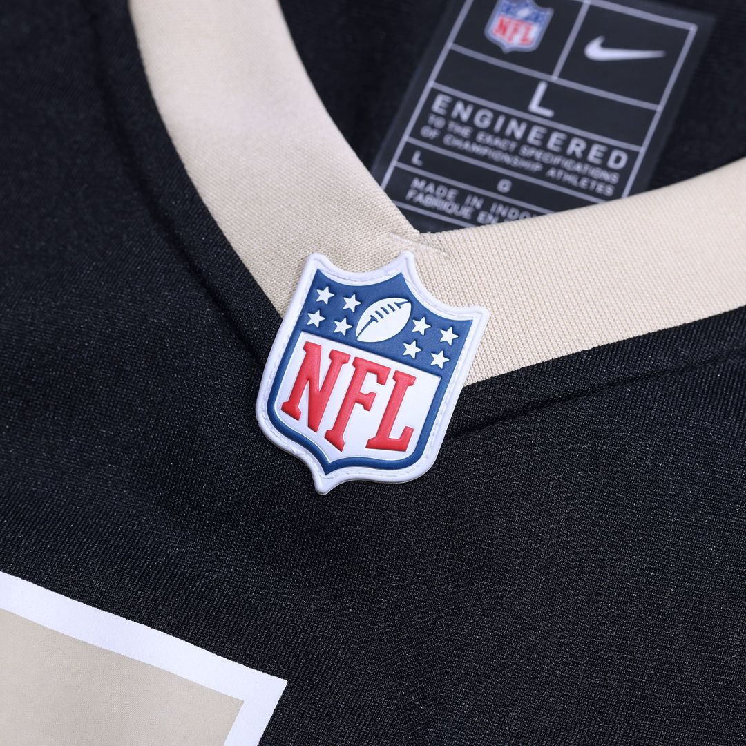 Men's Nike New Orleans Saints Pete Werner Black Game NFL Jersey