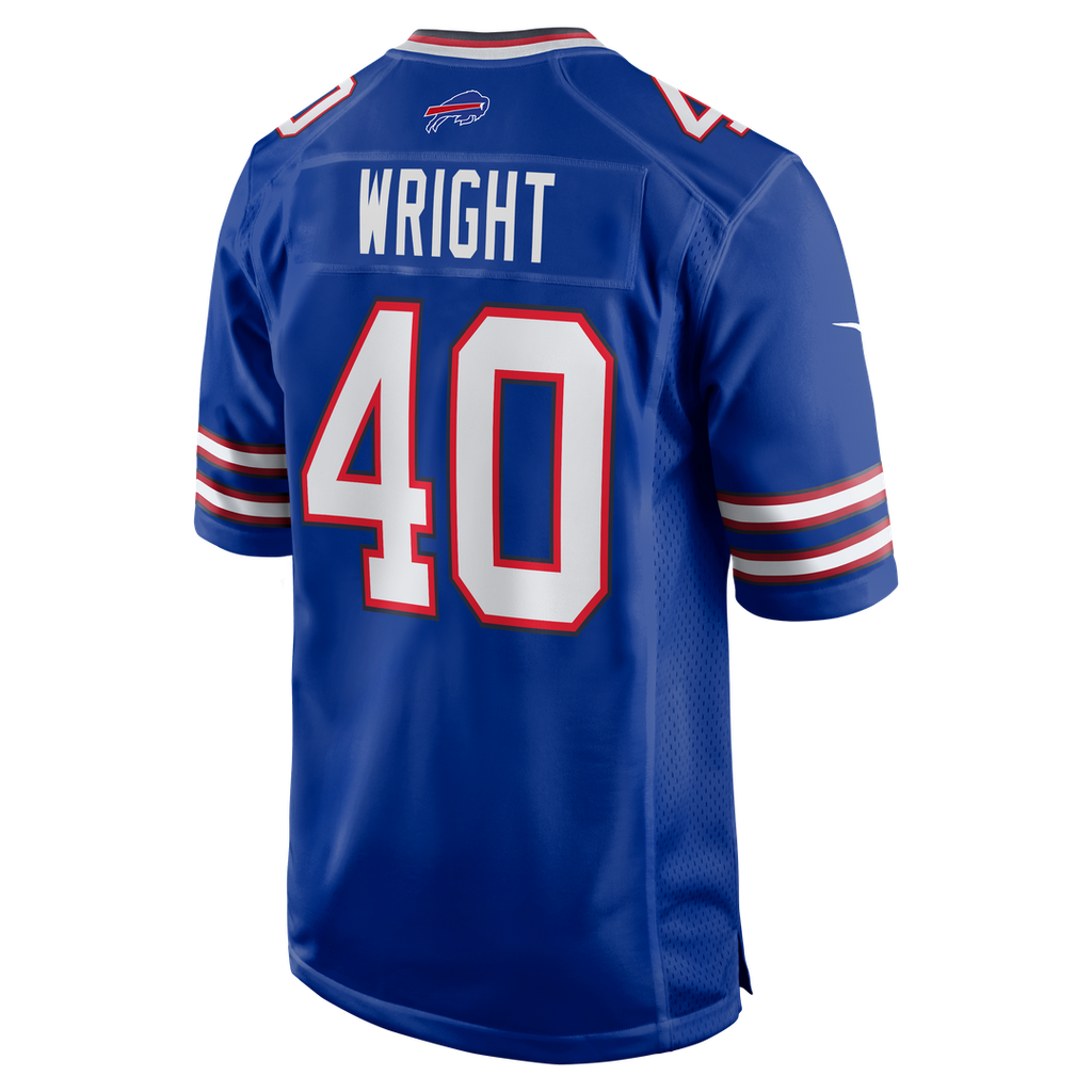 Men's Nike Buffalo Bills Matthew Wright Royal Team Game NFL Jersey