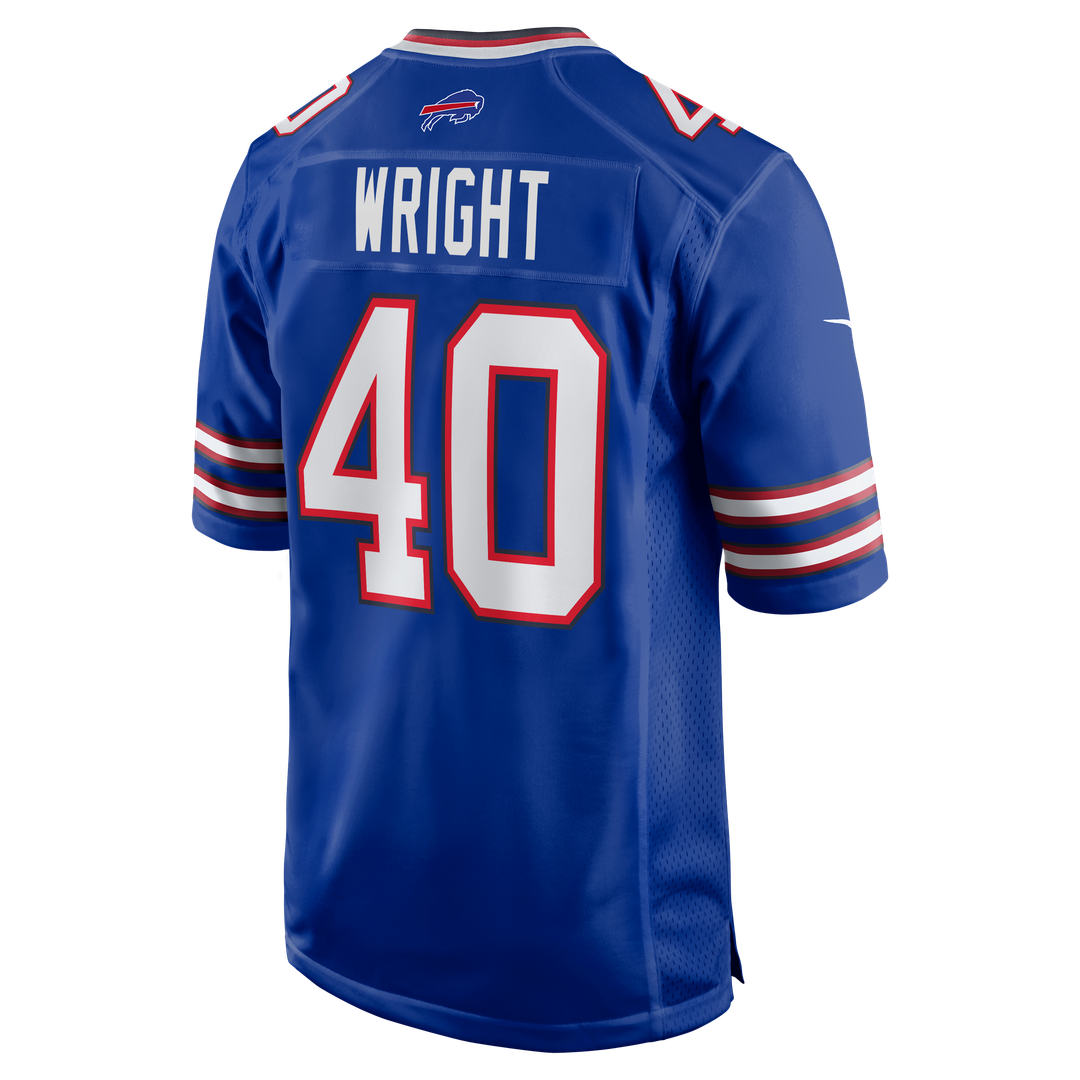 Men's Nike Buffalo Bills Matthew Wright Royal Team Game NFL Jersey