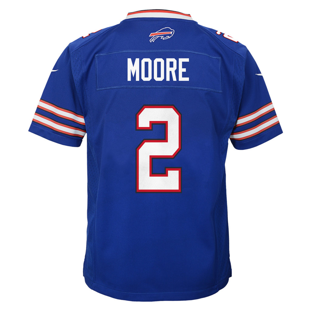 Youth Nike Buffalo Bills D.J. Moore Blue Game NFL Jersey