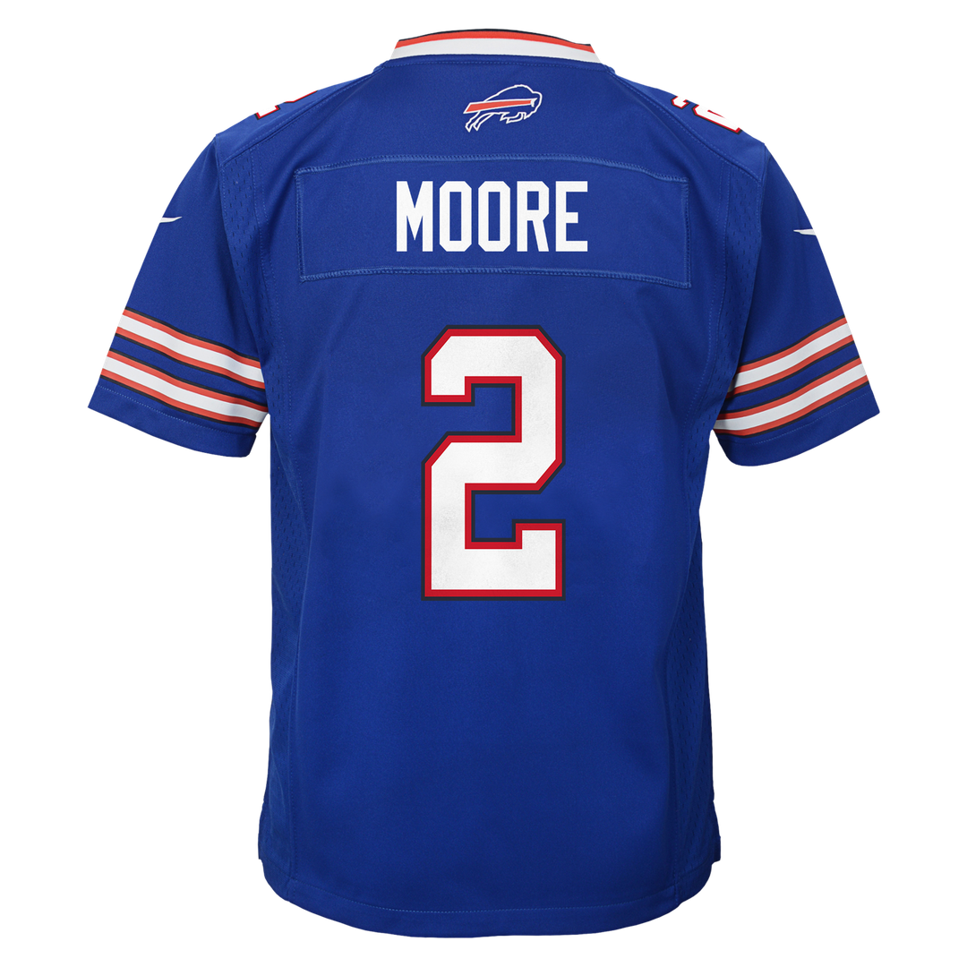 Youth Nike Buffalo Bills D.J. Moore Blue Game NFL Jersey