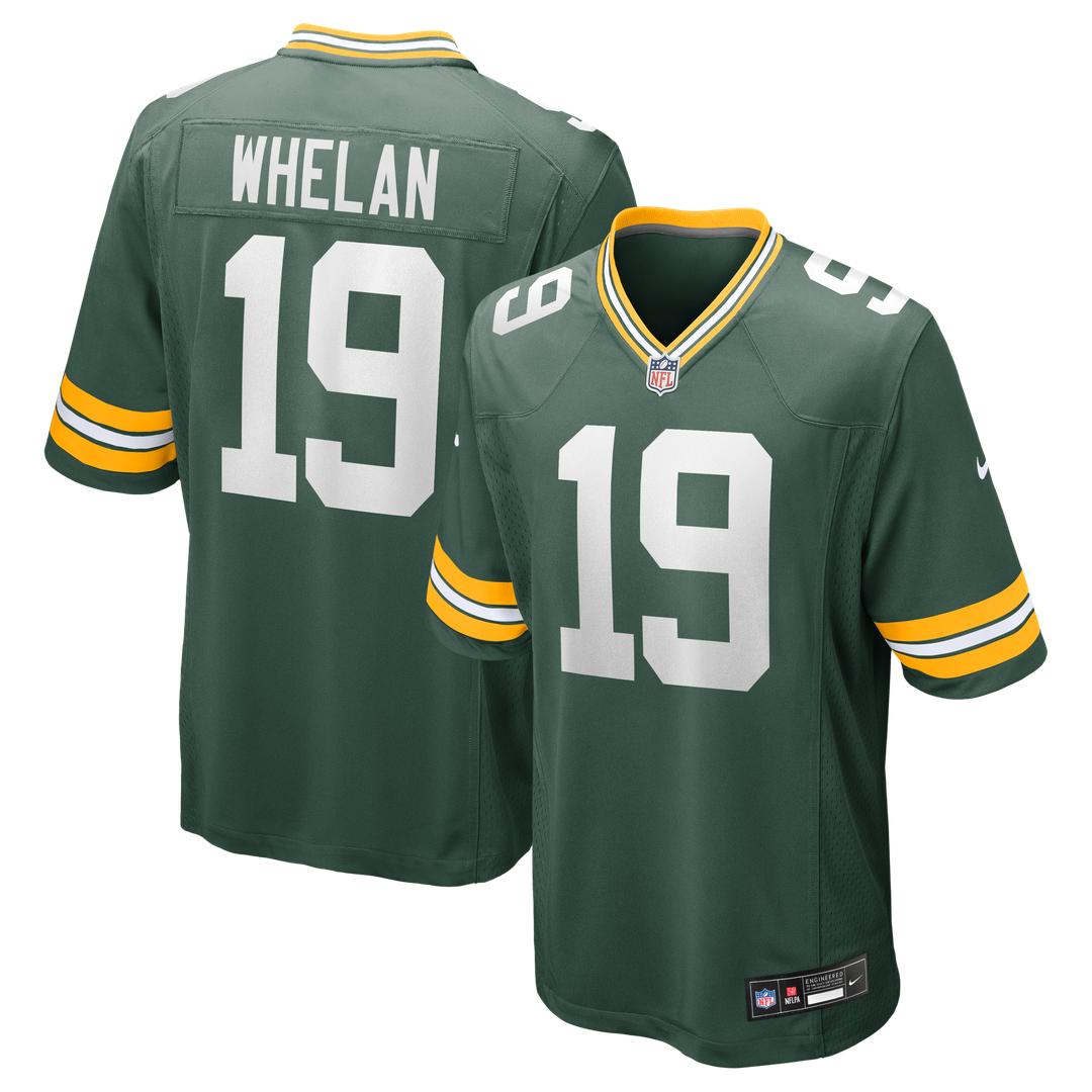 Men's Nike Green Bay Packers Daniel Whelan Green Game NFL Jersey