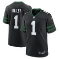 Men's Nike New York Jets David Bailey Legacy Black Alternate Game Player NFL Jersey