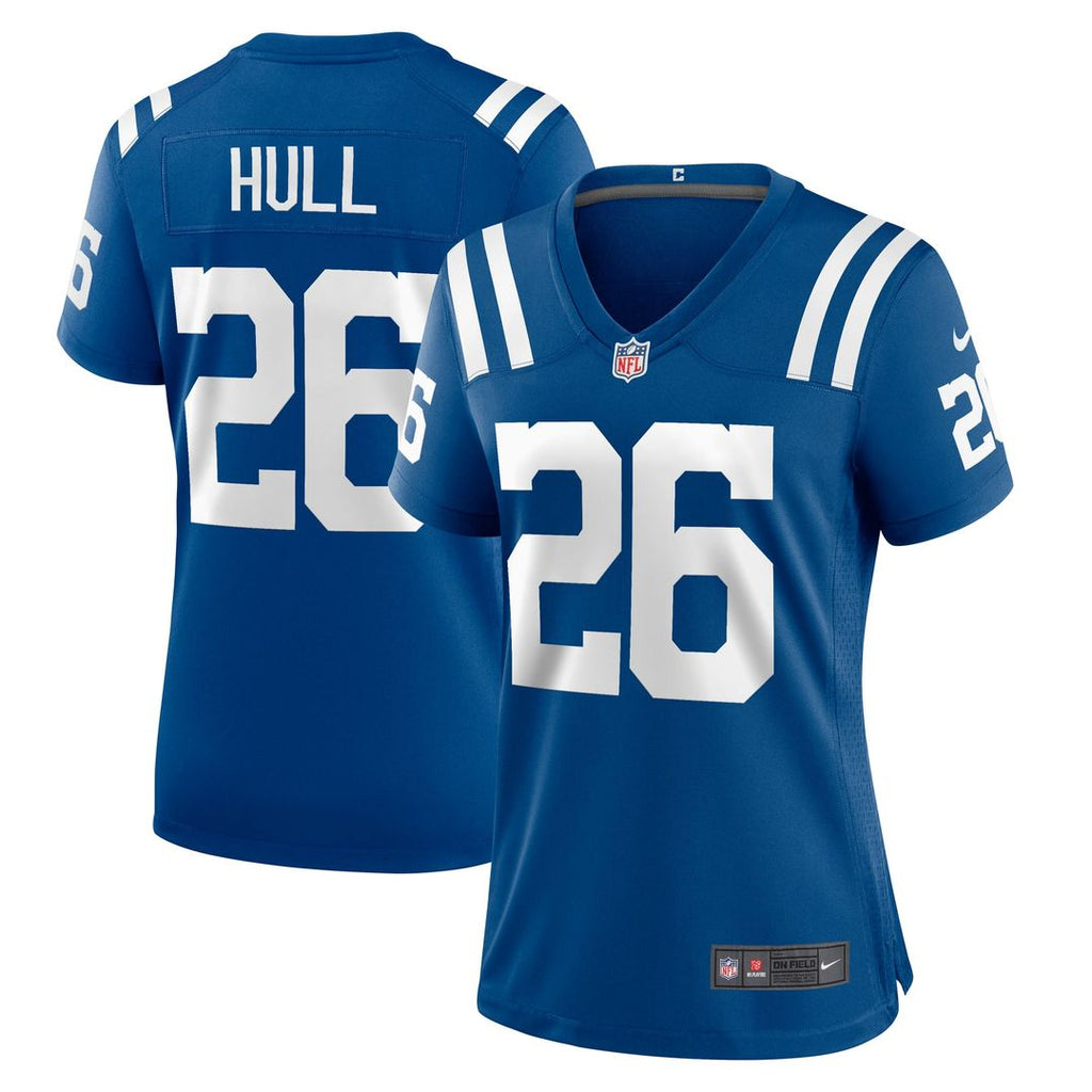 Women's Nike Indianapolis Colts Evan Hull Royal Team Game NFL Jersey