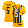 Women's Nike Pittsburgh Steelers Jalen Ramsey Gold Alternate 1933 Throwback Game NFL Jersey