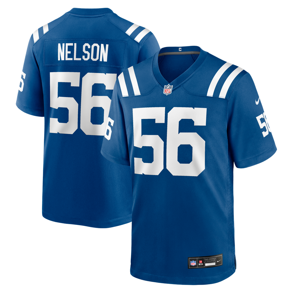 Men's Nike Indianapolis Colts Quenton Nelson Royal Game Player NFL Jersey