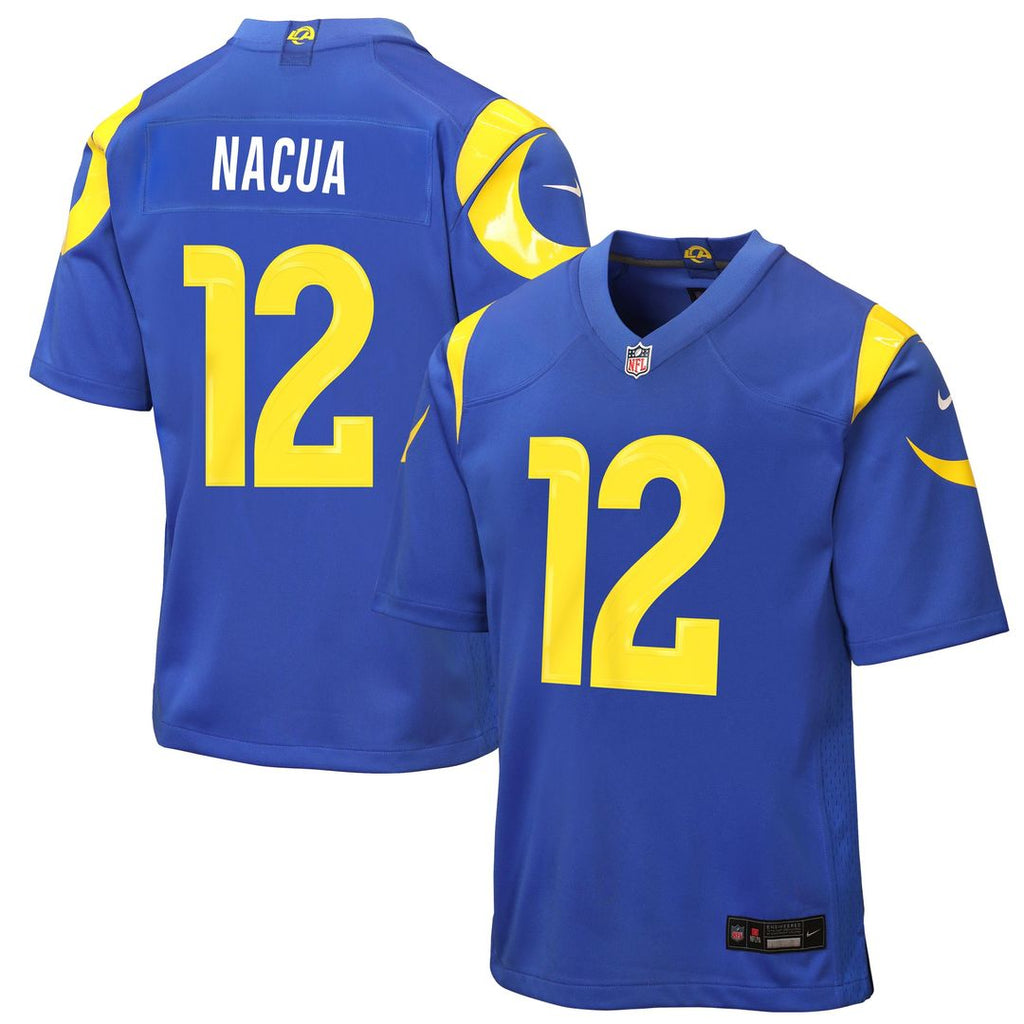Youth Nike Los Angeles Rams Puka Nacua Royal Game NFL Jersey