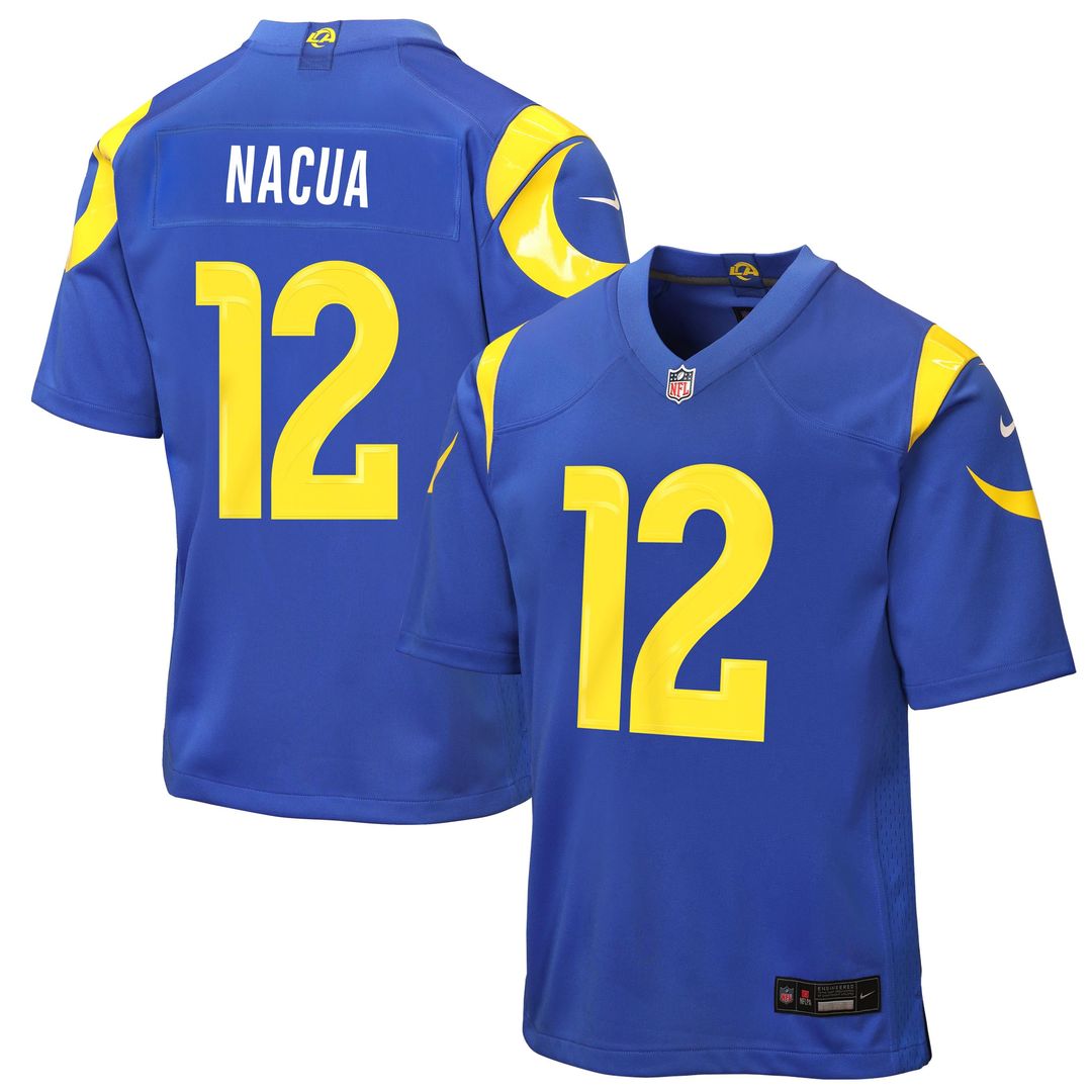 Youth Nike Los Angeles Rams Puka Nacua Royal Game NFL Jersey