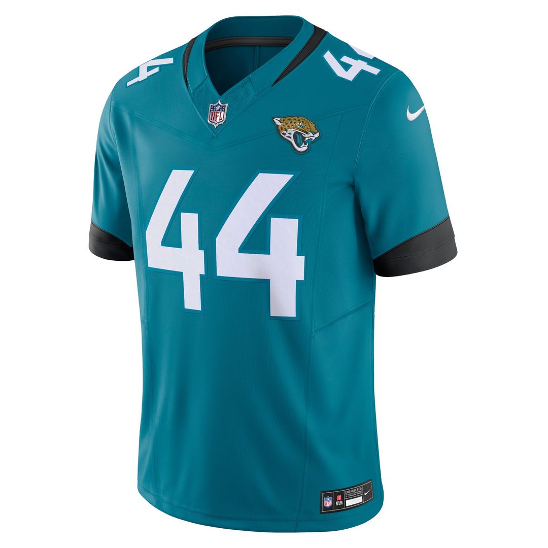 Men's Nike Jacksonville Jaguars Travon Walker Teal Vapor F.U.S.E. Limited NFL Jersey