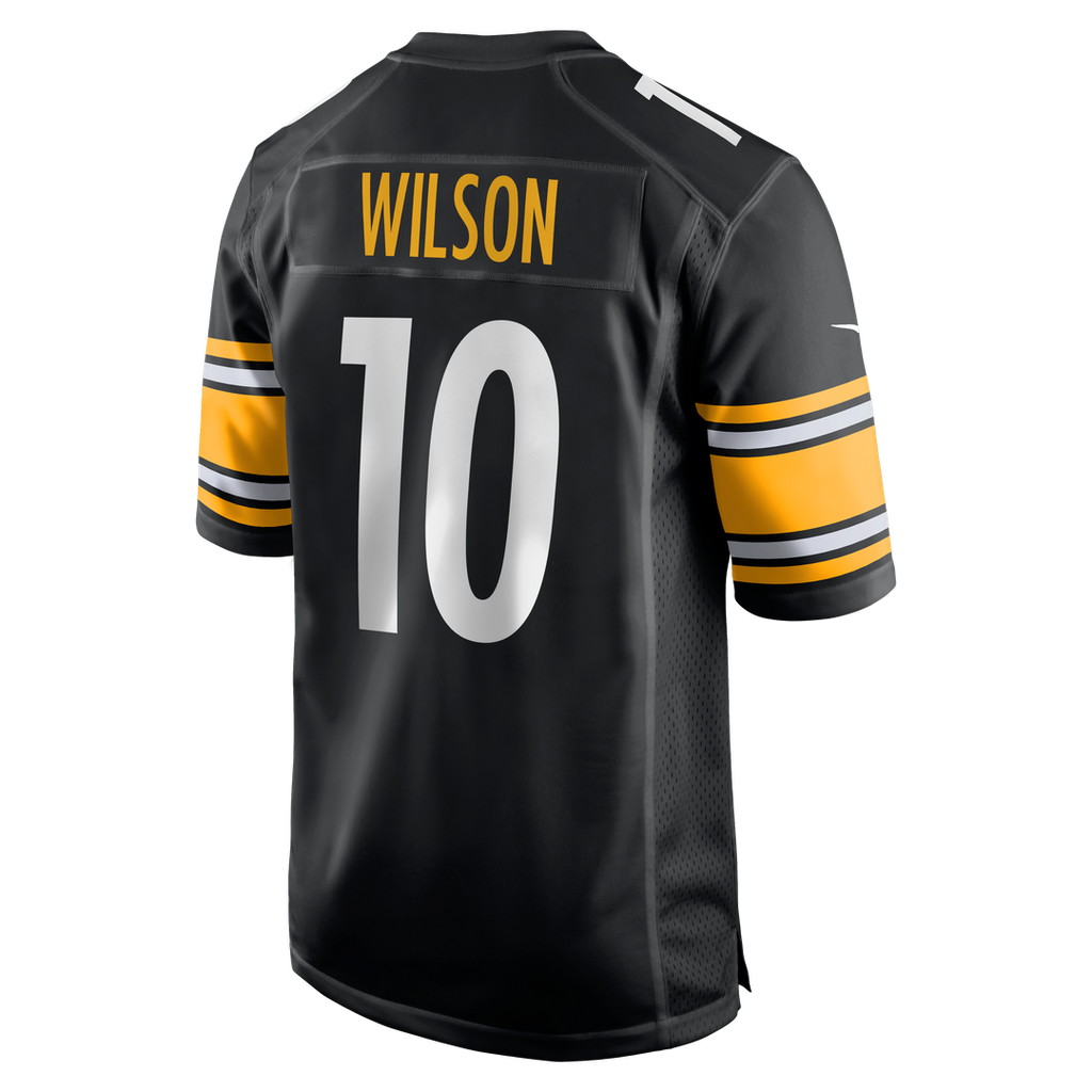 Men's Nike Pittsburgh Steelers Roman Wilson Black Game Player NFL Jersey