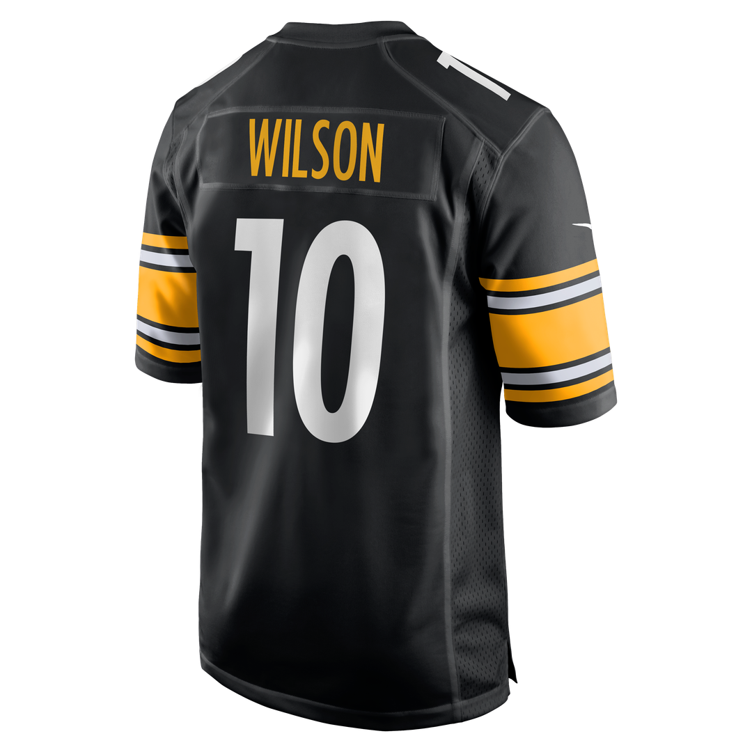 Men's Nike Pittsburgh Steelers Roman Wilson Black Game Player NFL Jersey