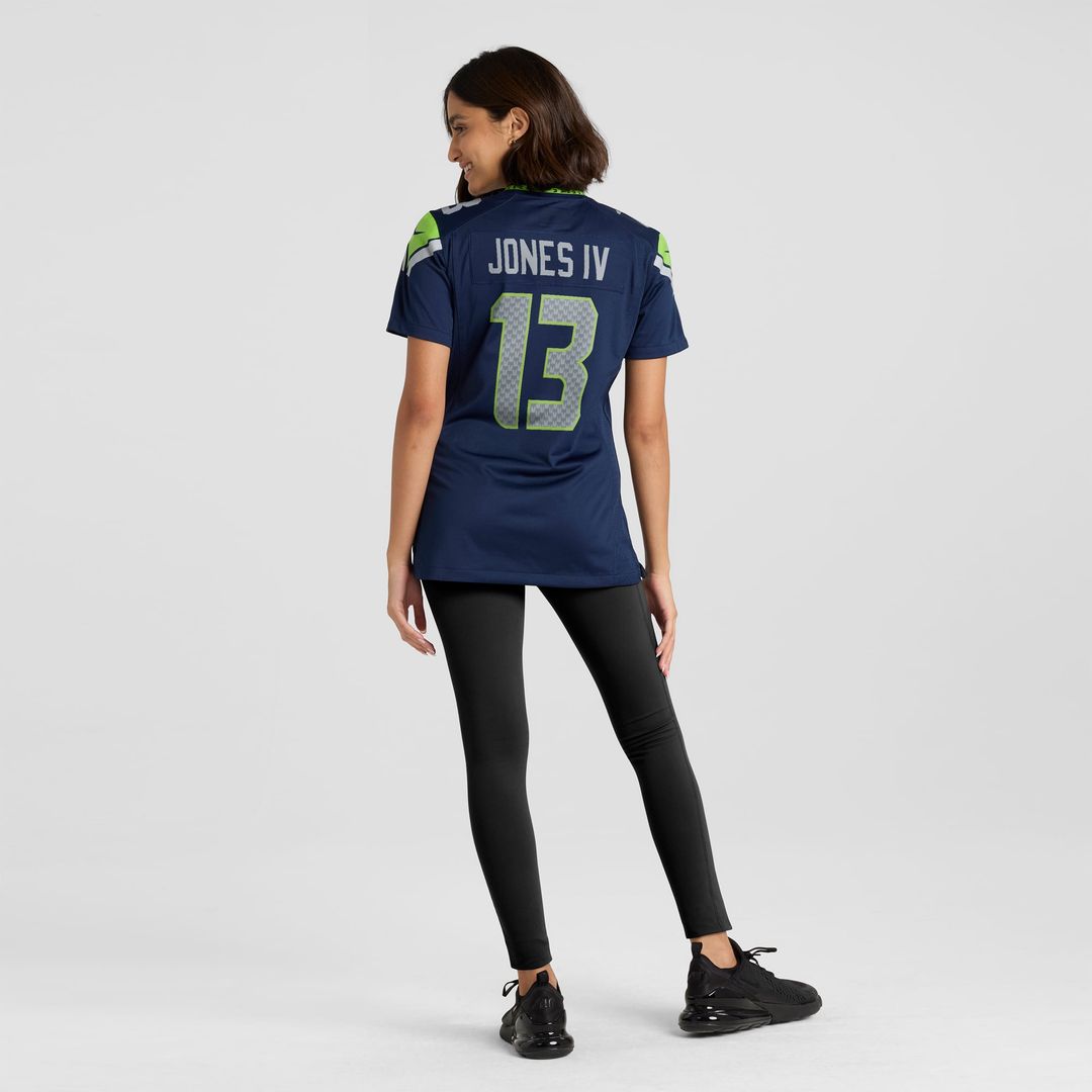 Women's Nike Seattle Seahawks Ernest Jones IV College Navy Team Game NFL Jersey
