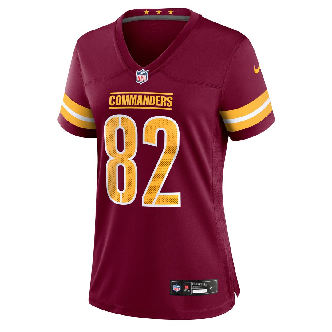 Women's Nike Washington Commanders Ben Sinnott Burgundy Team Game NFL Jersey