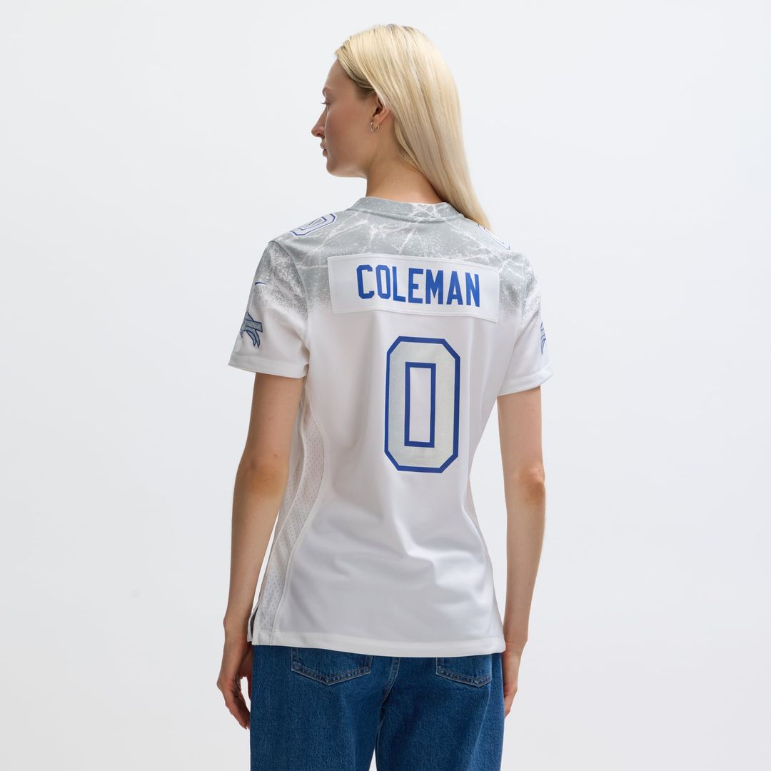 Women's Nike Buffalo Bills Keon Coleman White 2025 Rivalries Collection Game NFL Jersey