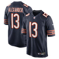 Men's Nike Chicago Bears Maurice Alexander Navy Team Game NFL Jersey