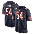 Men's Nike Chicago Bears Logan Jones Navy Team Game NFL Jersey