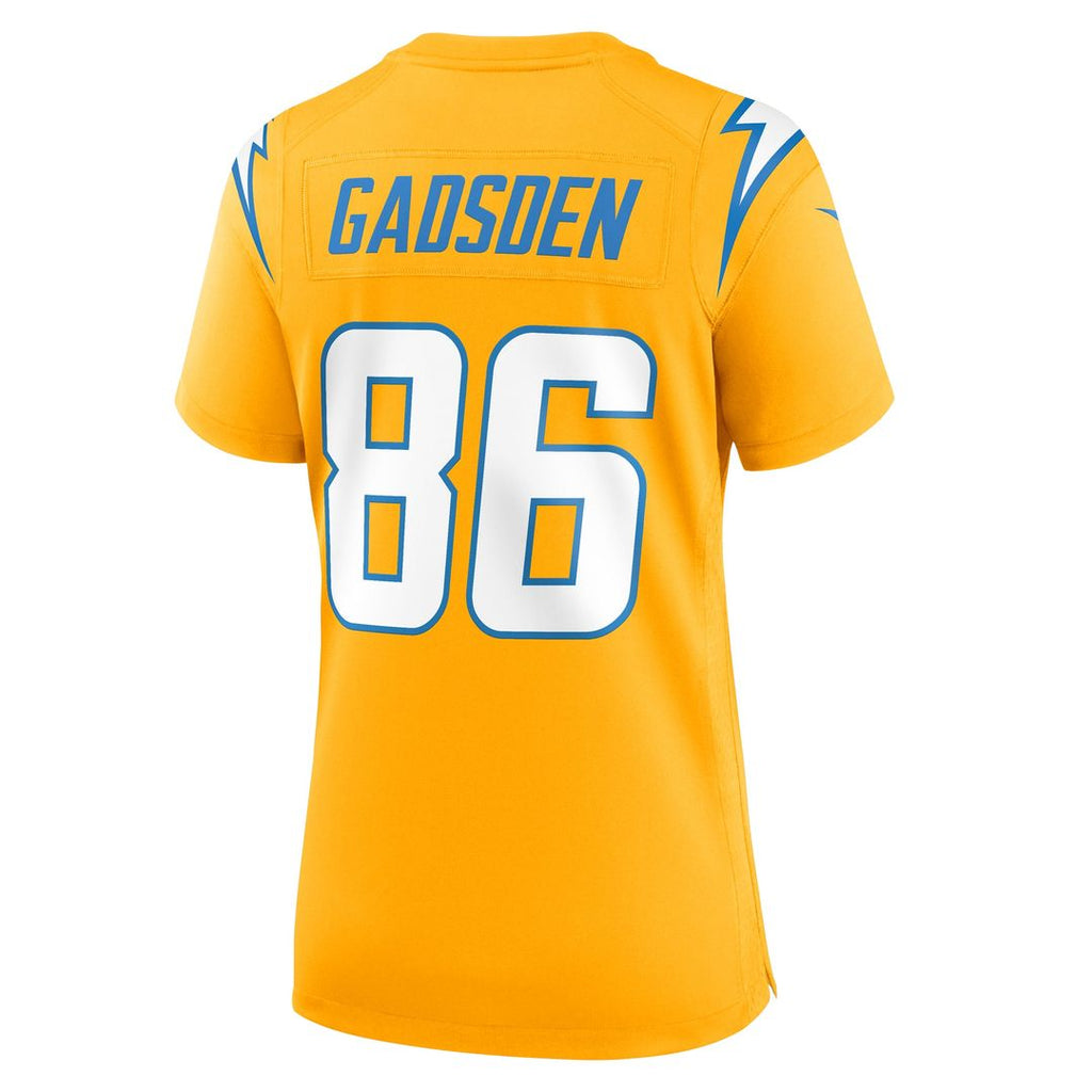 Women's Nike Los Angeles Chargers Oronde Gadsden Navy Alternate 2 Super Chargers Game NFL Jersey