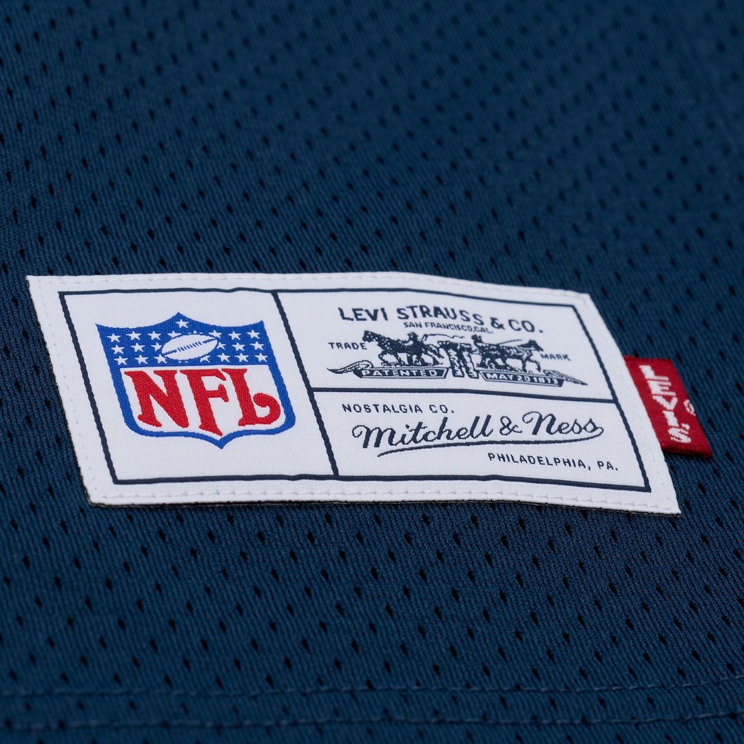 Men's Mitchell & Ness San Francisco 49ers Jerry Rice Navy x Levi's Unisex Legacy NFL Jersey