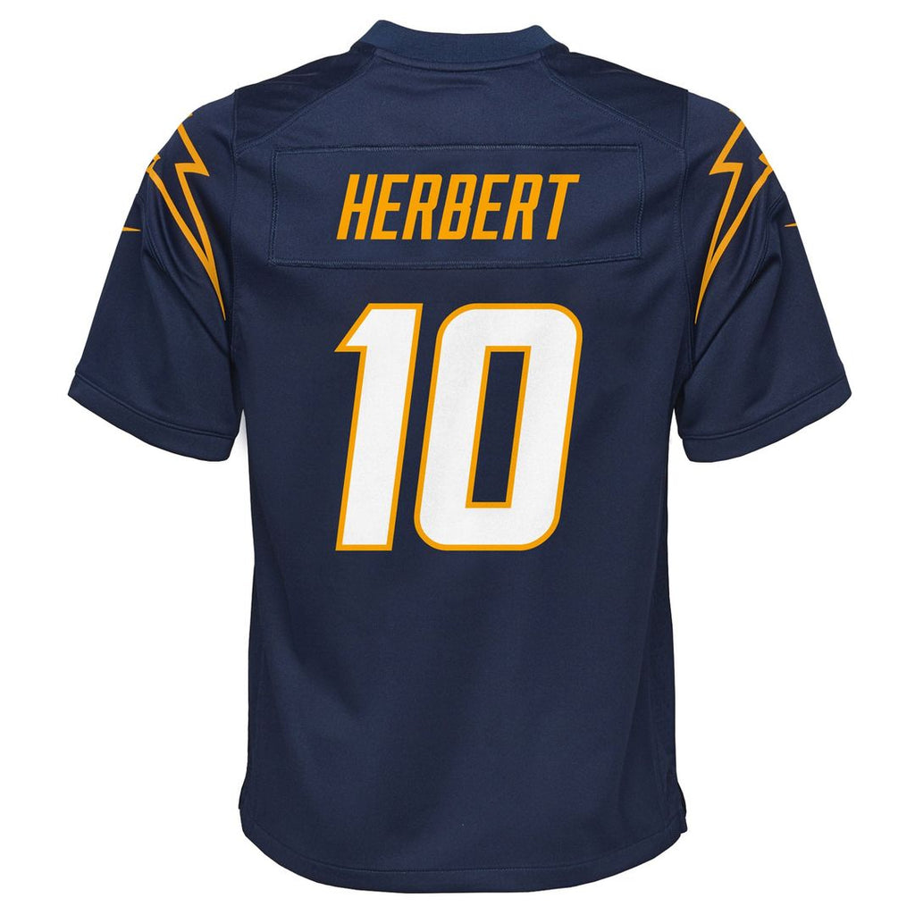 Youth Nike Los Angeles Chargers Justin Herbert Powder Blue Game NFL Jersey