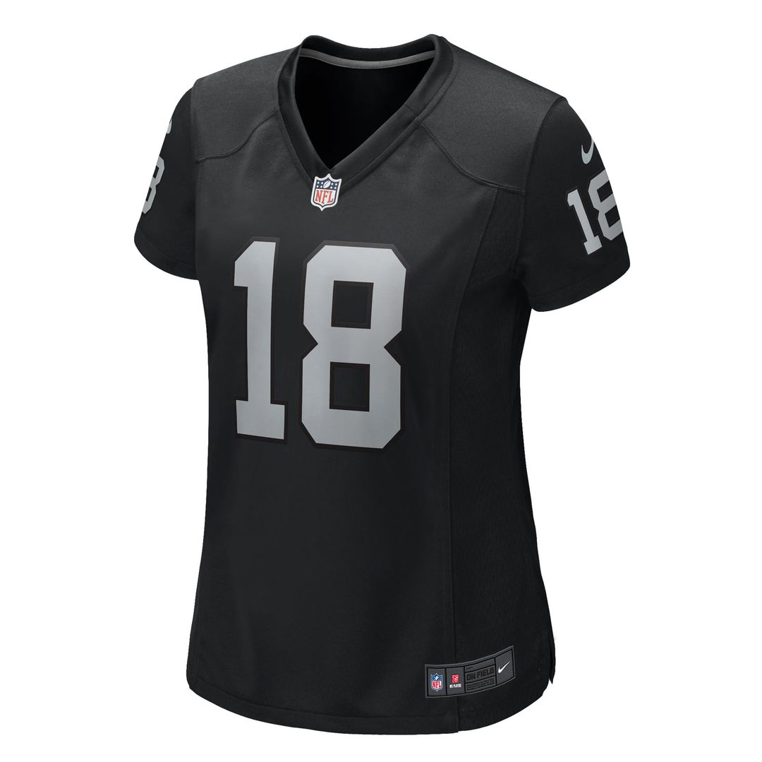 Women's Nike Las Vegas Raiders Jack Jones Black Game NFL Jersey